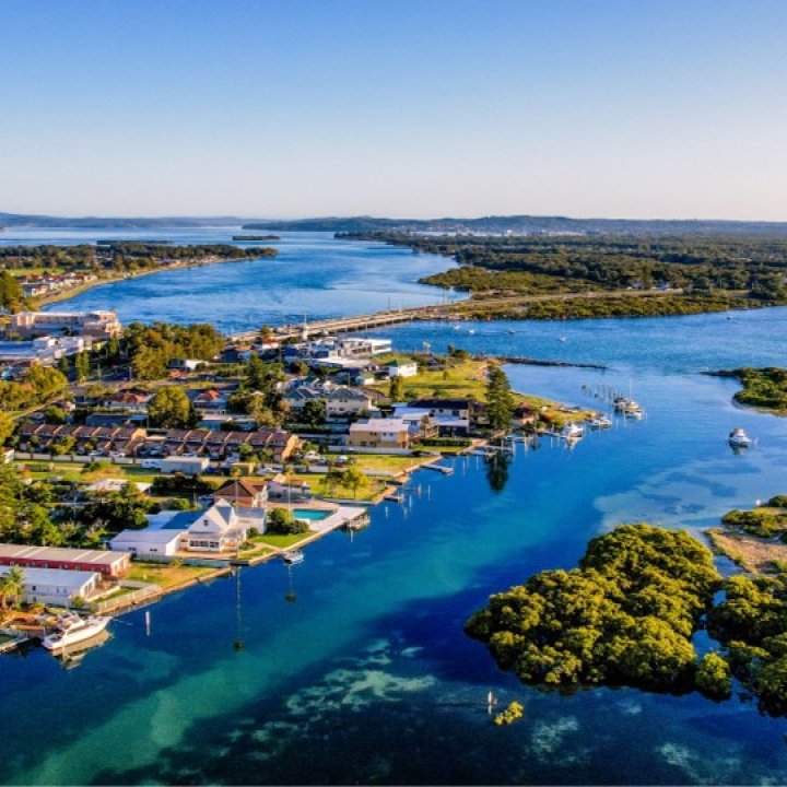 Scene of Lake Macquarie