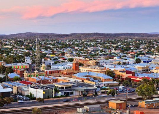 Aerial photo of Broken Hill